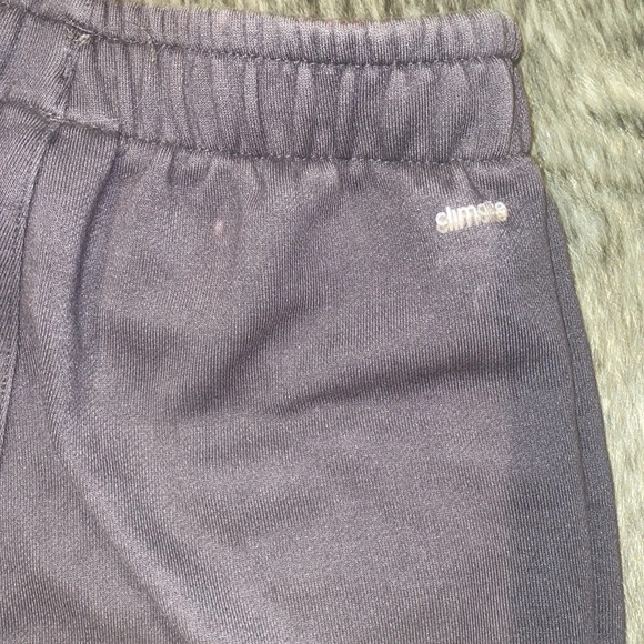 Adidas climalite grey orange striped boy jogger Sz L - Picture 7 of 10